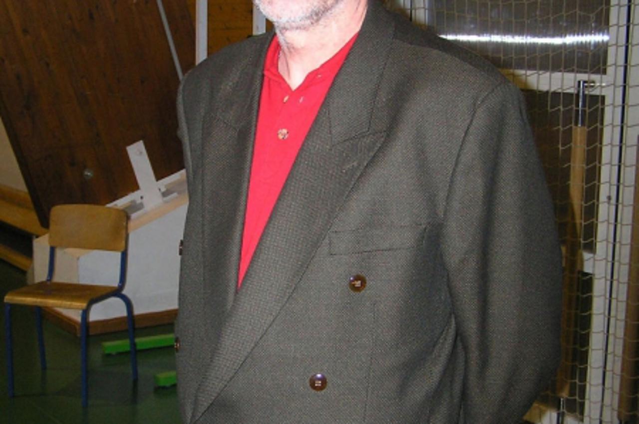 'zagorje - 09. 01. 2009., Bedekovcina, Hrvatska -  predsjednik RK Bedekovcina Vladimir Drofenik.    Photo: Zeljko Pusec/Vecernji list'