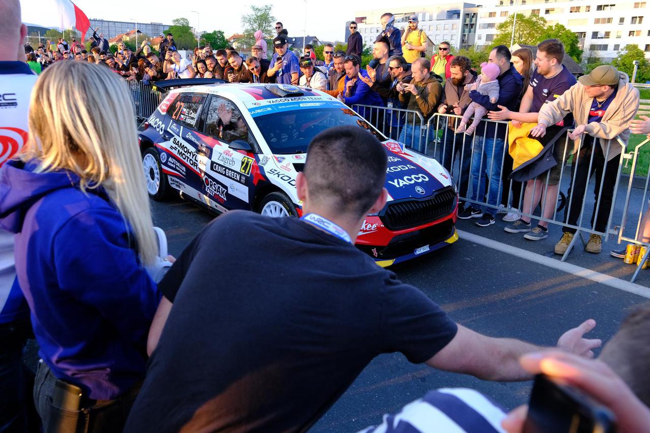 Zagreb: Krenuo je ceremonijalni start WRC Croatia Rallyja kod zagrebačkih fontana
