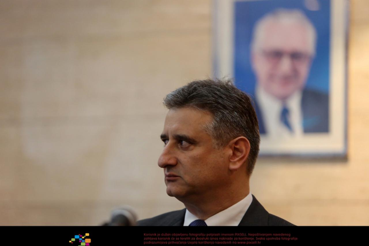 '15.05.2012., Zadar - Bivseg ministra Tomislava Karamarka u Zadru je ugostio Bozidar Kalmeta gdje se u hotelu Kolovare odrzao skup u sklopu predizborne unutarstranacke utrke. Photo: Filip Brala/PIXSEL