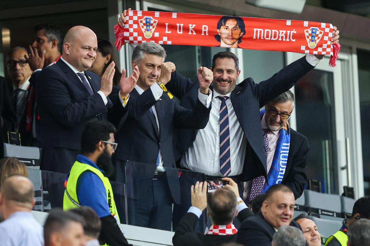 SP 2026 Toronto: Andrej Plenković i Marijan Kustić na utakmici Paname i Hrvatske na Svjetskom prvenstvu