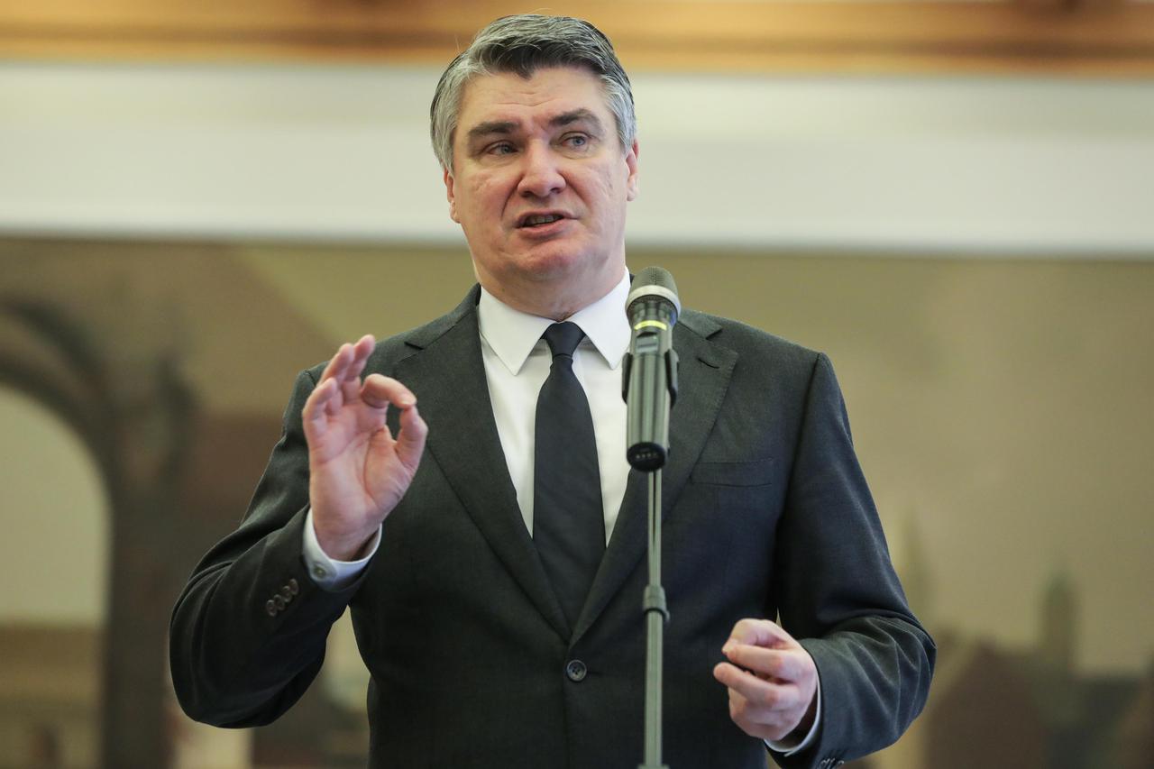 Zagreb: Predsjednik Milanović dao je izjavu medjima