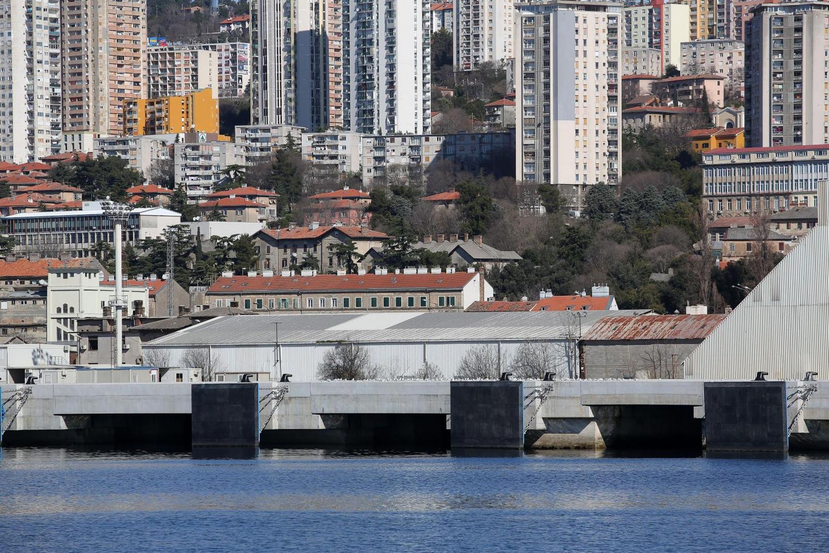 15.03.2020., Rijeka - Zagrebacka obala novi je moderni kontejnerski terminal na zapadnom dijelu luckog bazena Rijeka.  
Photo:Goran Kovacic/PIXSELL