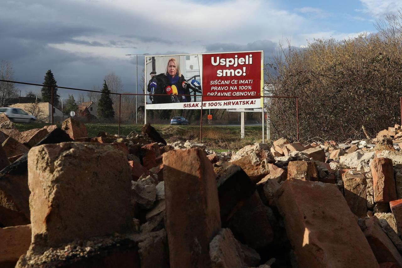Predizborni plakati sisačke gradonačelnice