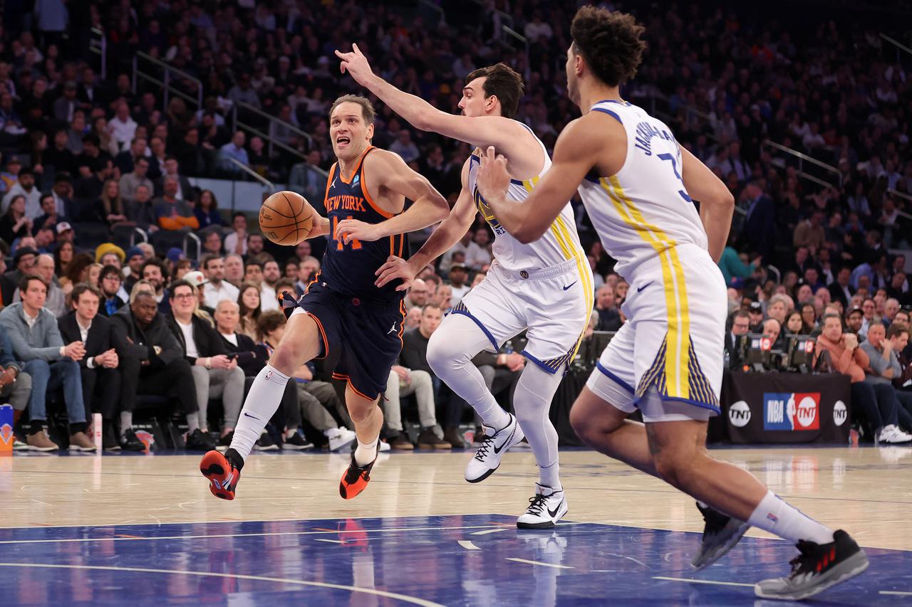 NBA: Golden State Warriors at New York Knicks