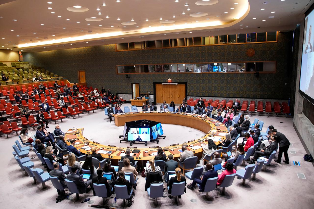 United Nations Security Council meeting on the situation in the Middle East