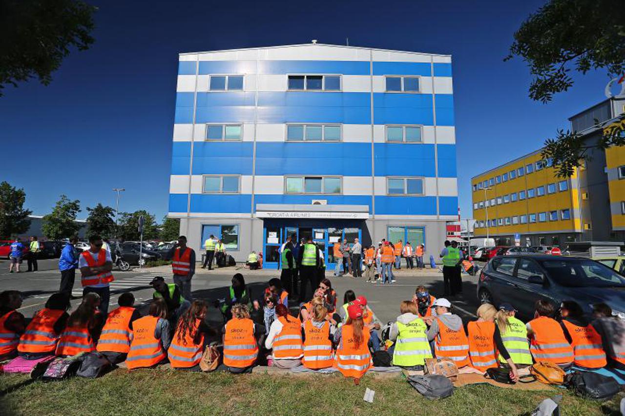 Croatia airlines štrajk (1)
