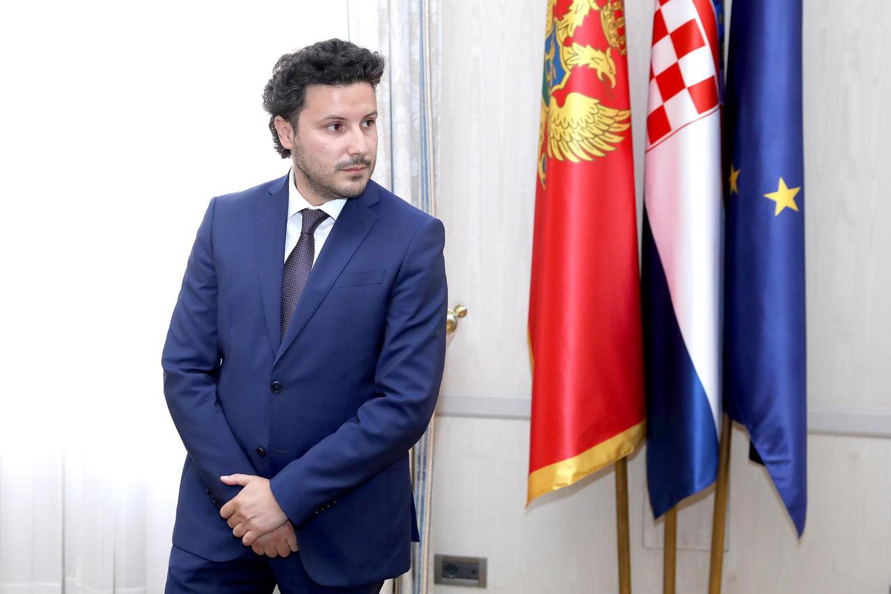 Zagreb: Predsjednik Hrvatskoga sabora Gordan Jandroković primio predsjednika Vlade Crne Gore Dritana Abazovića