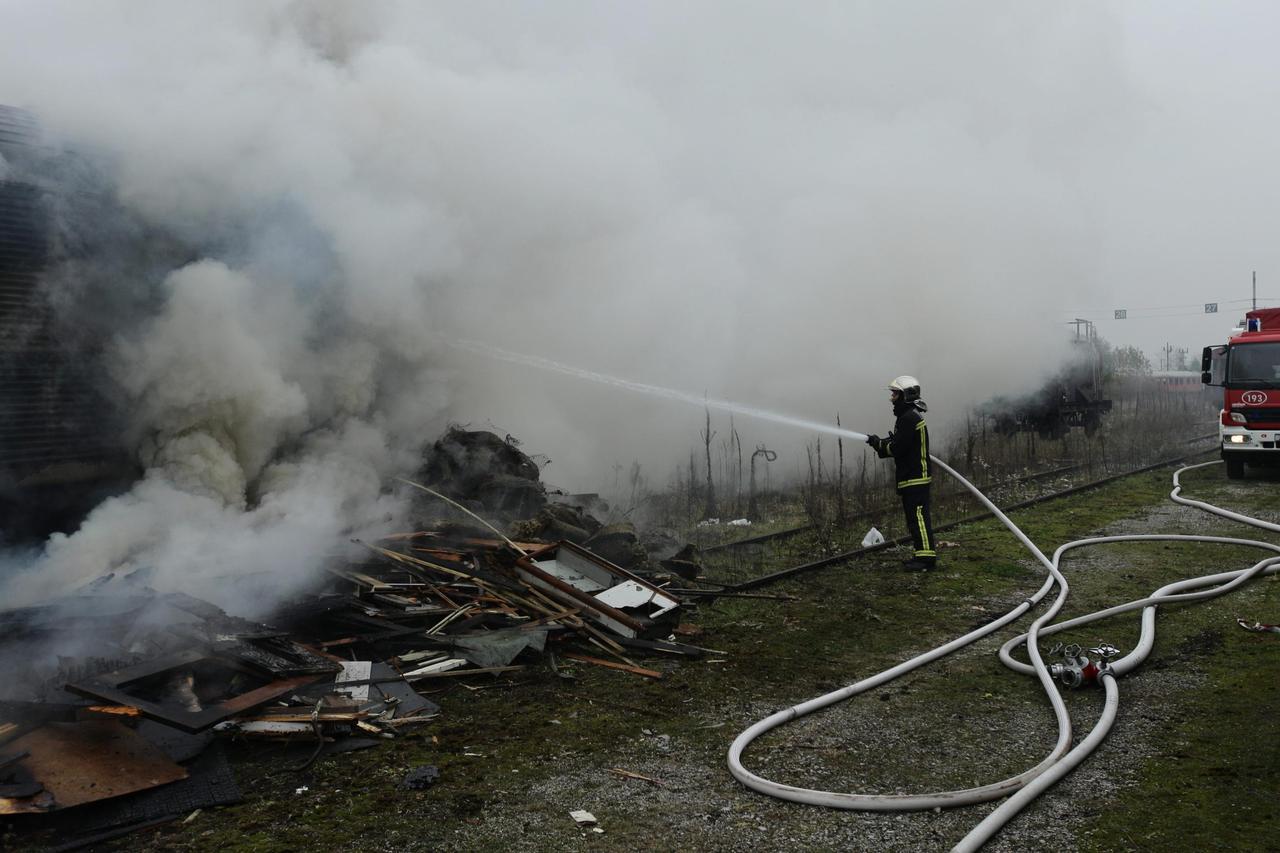 požar Ranžirni kolodvor