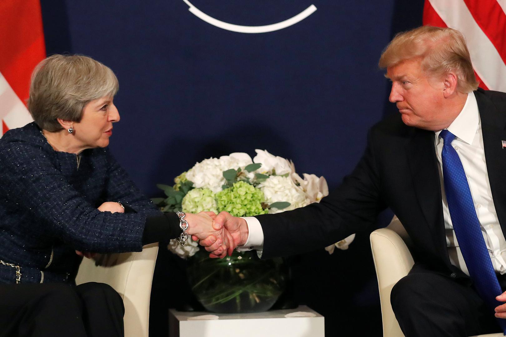 Trump se u Davosu već susreo s britanskom premijerkom Theresom May i izraelskim premijerom Benjaminom Netanyahuom