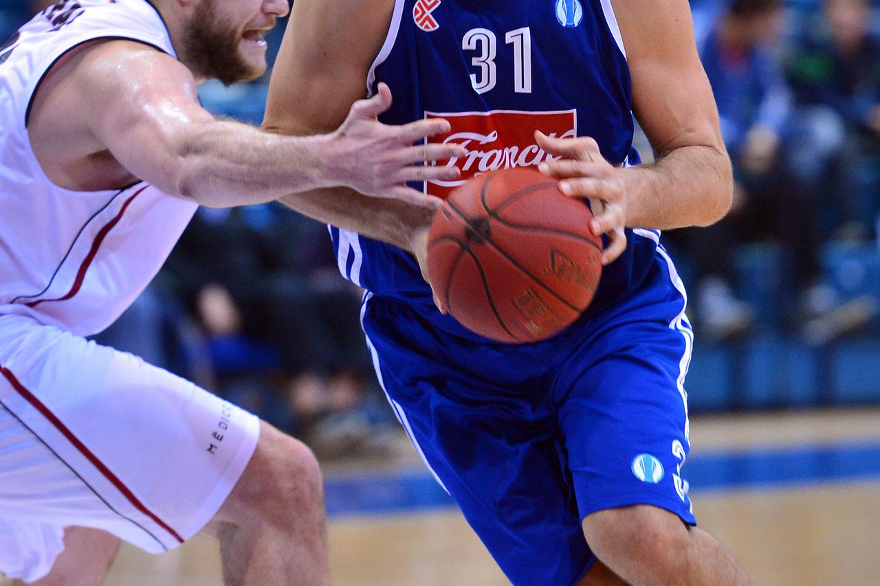 30.10.2013., KD Drazen Petrovic, Zagreb - Eurocup, skupina A, 03. kolo, KK Cibona - Artland Dragons Quakenbrueck. Andrija Zizic. Photo: Marko Prpic/PIXSELL
