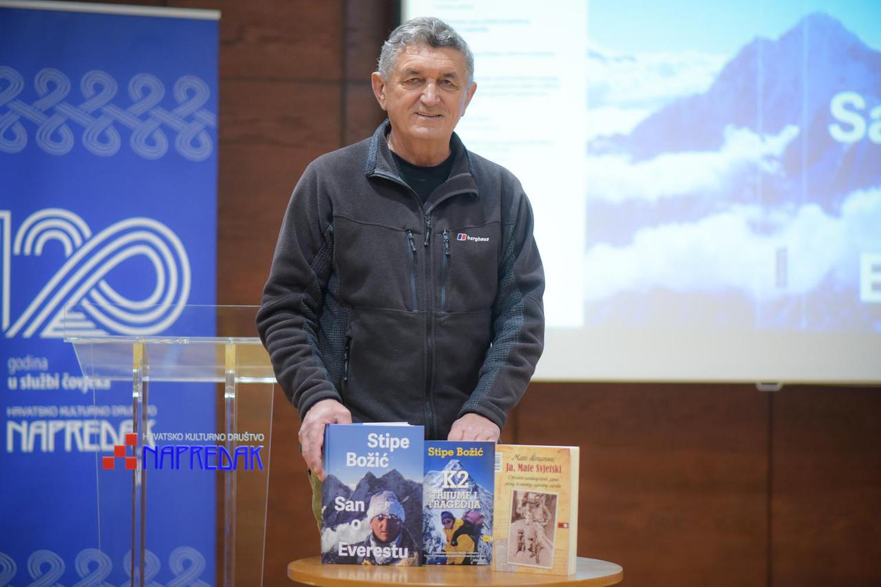 Zagreb: Predavanje Stipe Božića o usponu na Mount Everest 