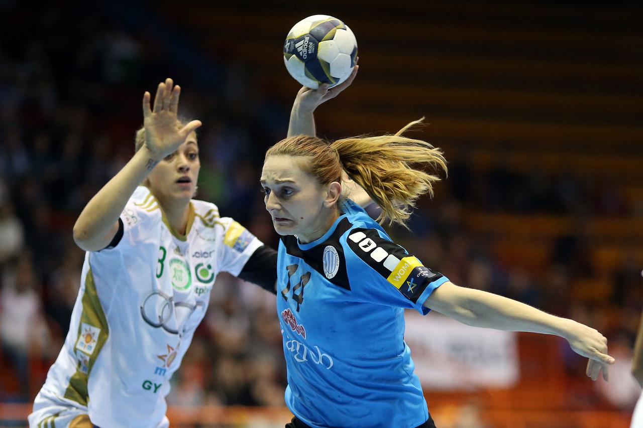 16.11.2014., Dom sportova, Zagreb - Zenska rukometna Liga prvaka, 5. kolo, RK Lokomotiva Zagreb -  Gyori Audi ETO KC. Photo: Slavko Midzor/PIXSELL