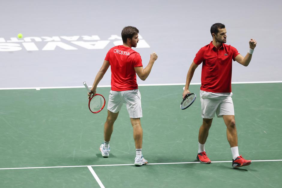 Italy v Croatia - Davis Cup Finals 2021 by Rakuten - Quarter Final - Pala Alpitour Arena