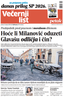 Večernji list naslovnica