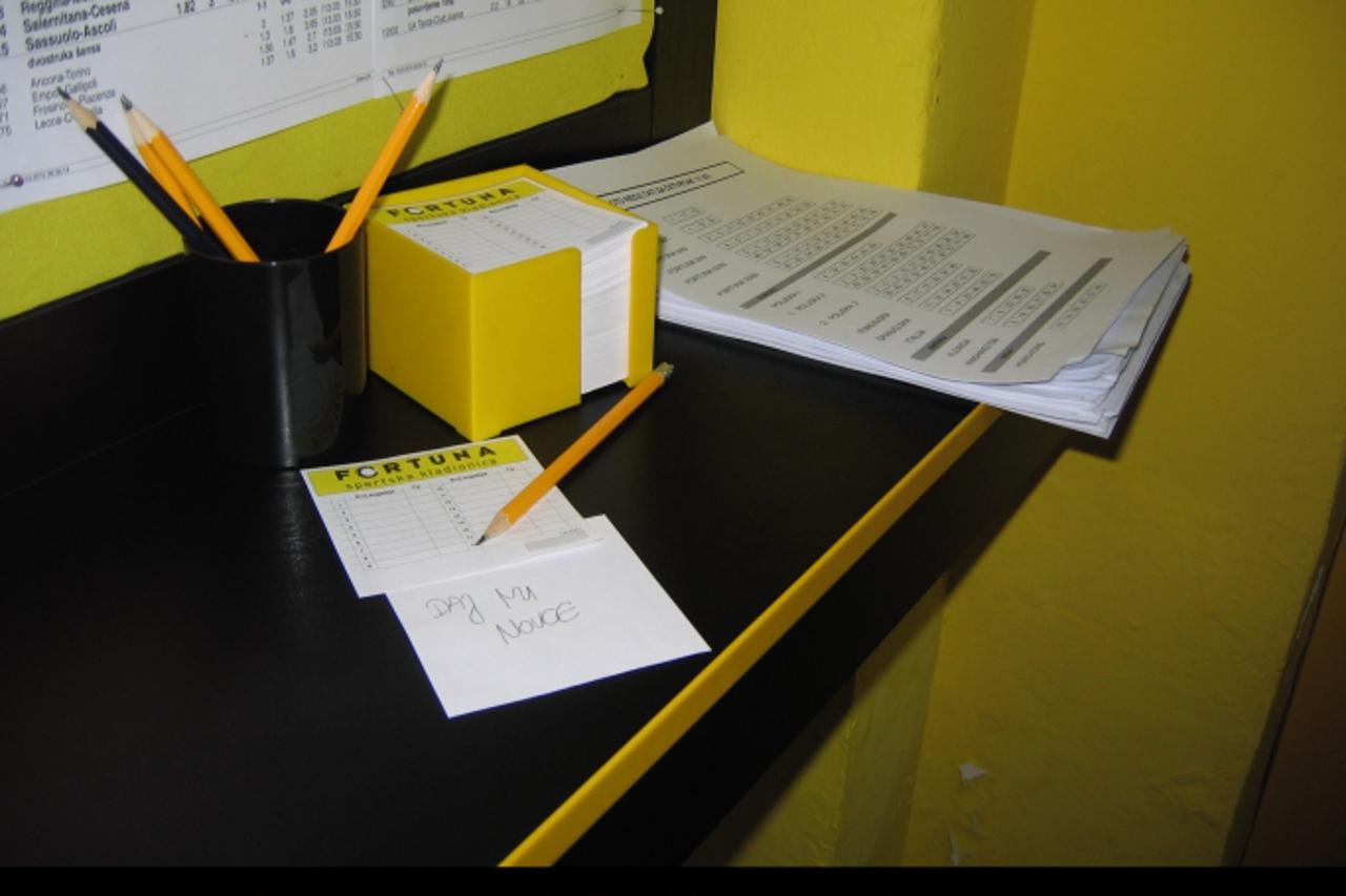 '13.03.2010., Zagreb - Zaposlenicu sportske kladionice Fortuna pokusao je opljackati pljackas. U trnutku pljacke dozivjela je epilepticni napad, a nesudjeni pljackas joj je pomogao. Kolegica Ana.  Pho