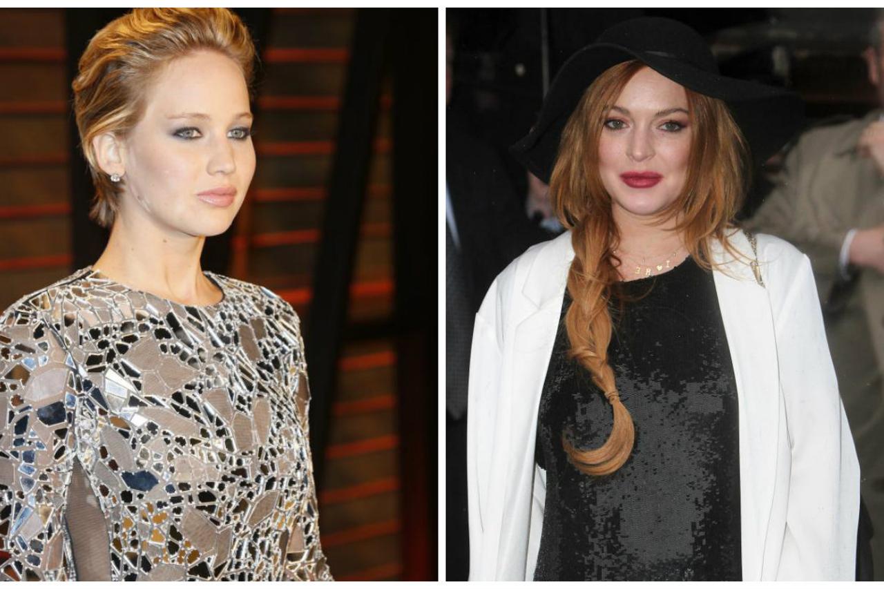 Lindsay Lohan i Jennifer Lawrence