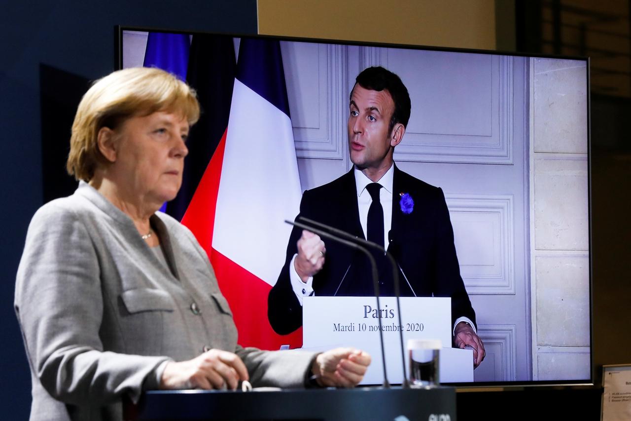 Germany's Merkel, France's Macron, Austria's Kurz discuss fight against Islamist extremism