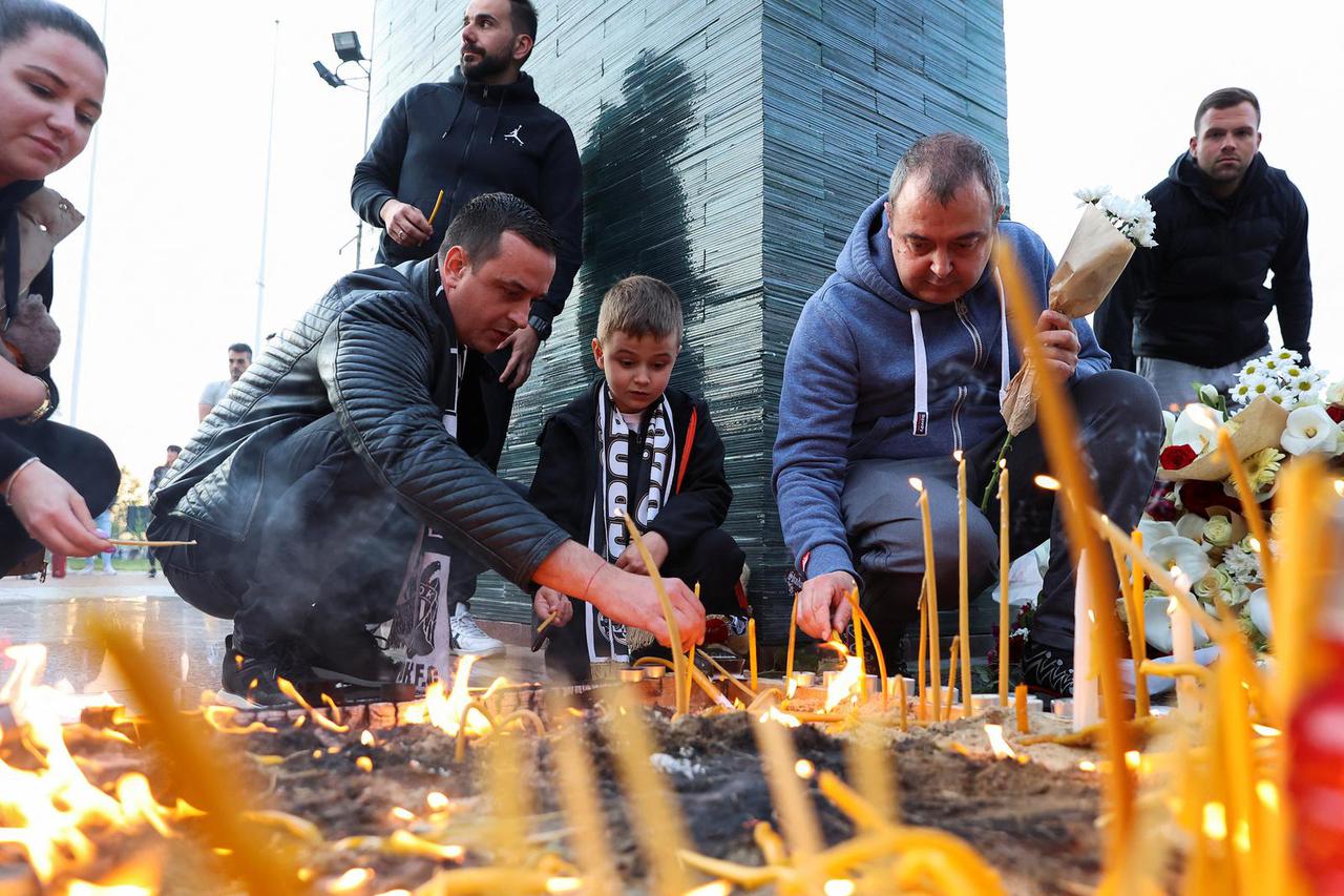 Aftermath of school mass shooting in Belgrade