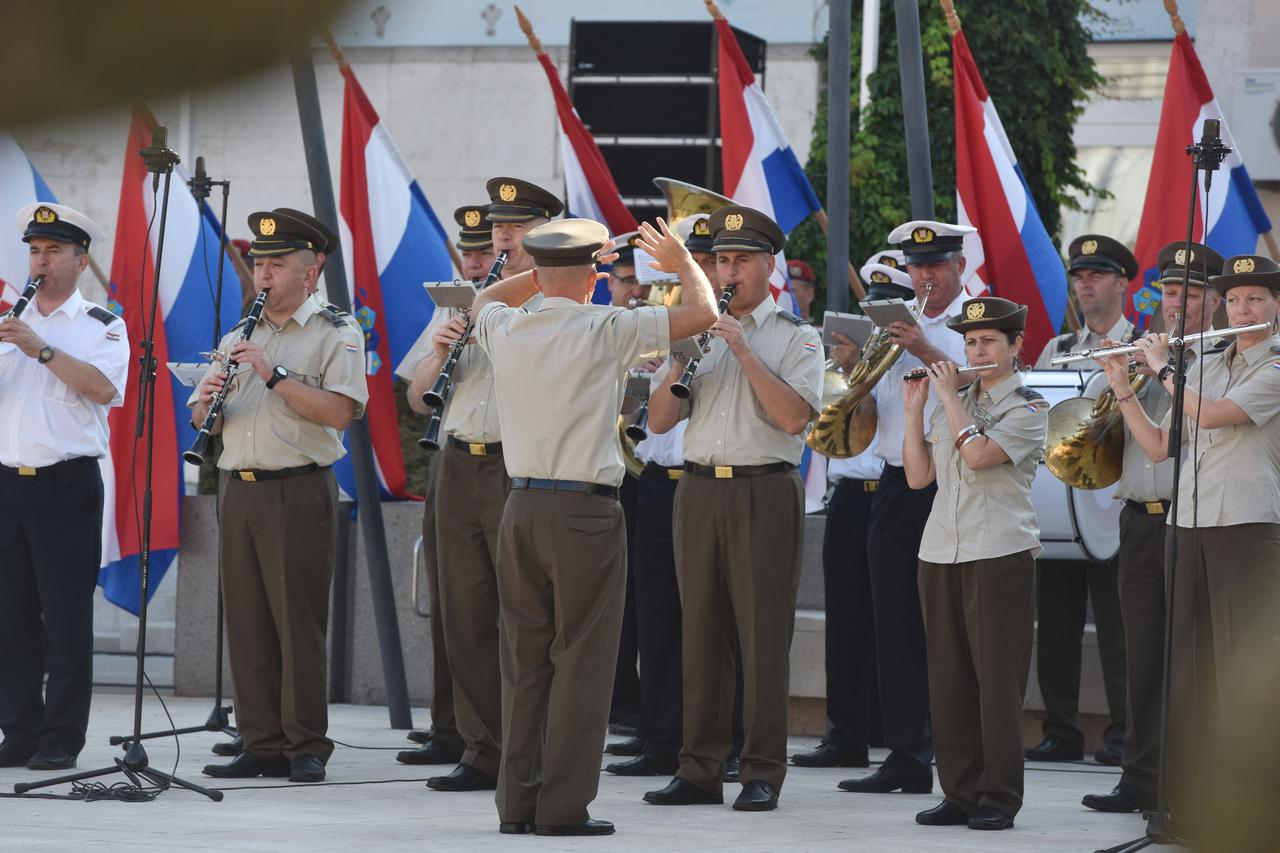 Generalna proba proslave Oluje u Kninu 04.08.2018