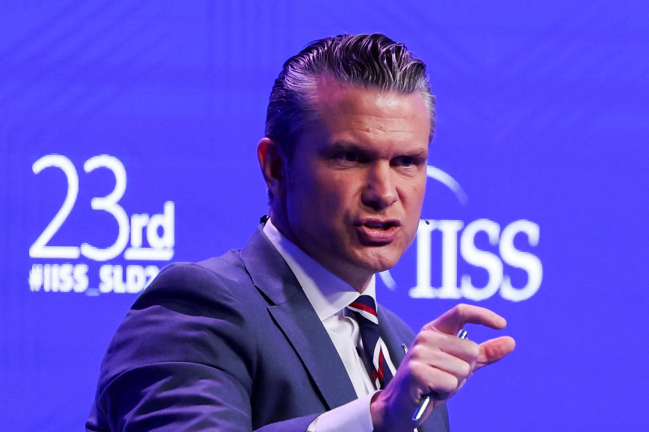 U.S. Secretary of Defense Hegseth delivers speech at Asia security summit