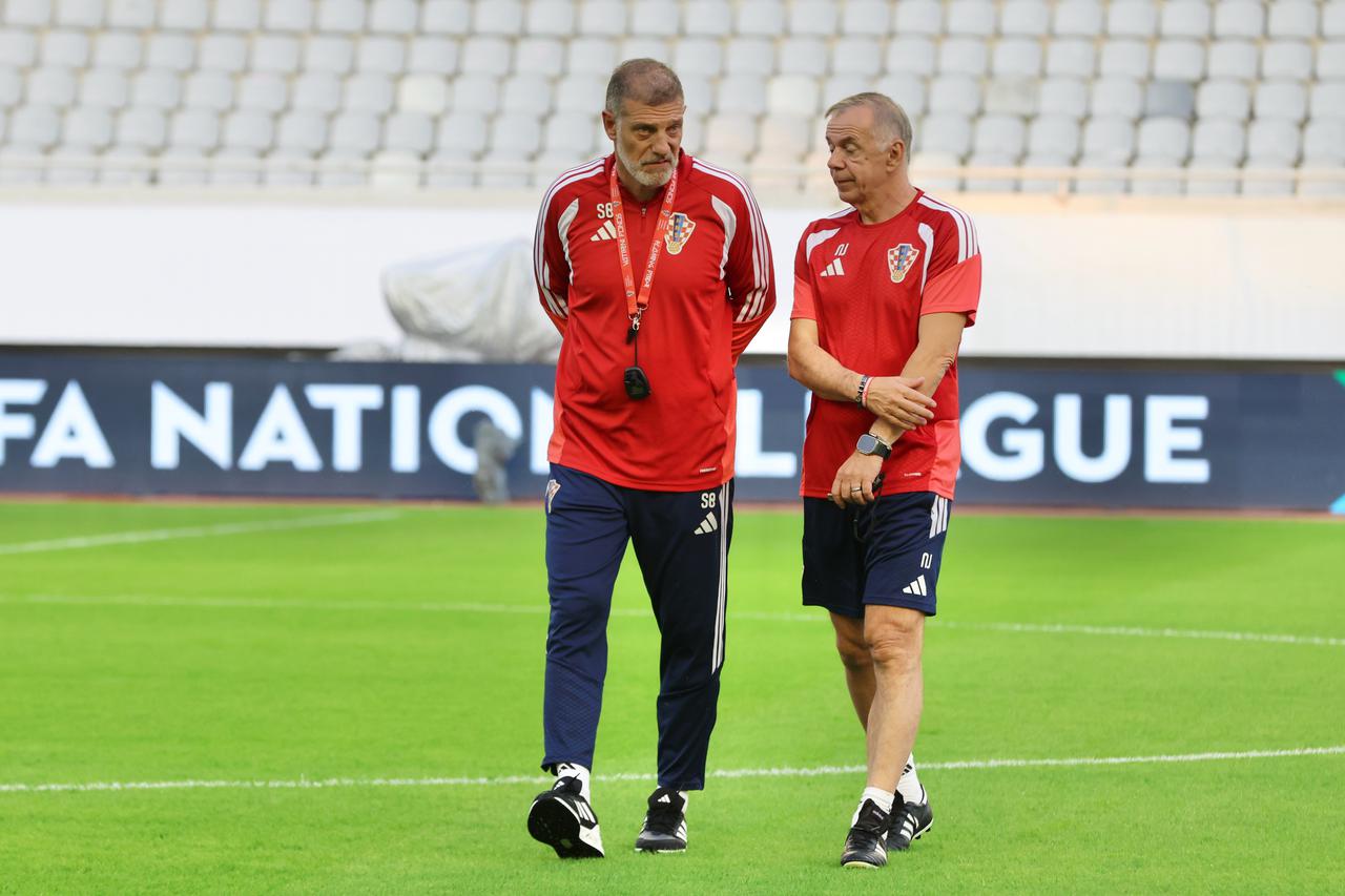 Split: Trening hrvatske nogometne reprezentacije uoči sutrašnje utakmice protiv Španjolske