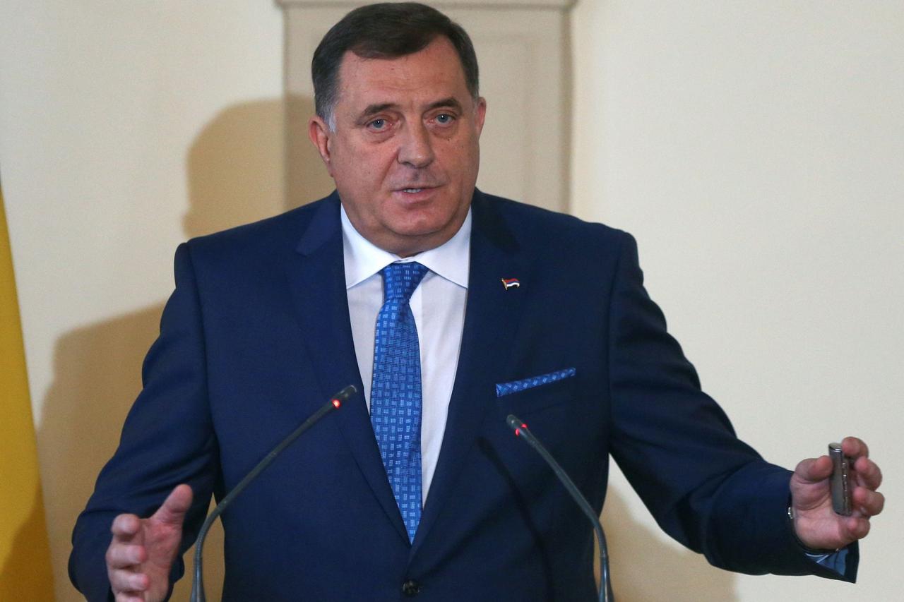 FILE PHOTO: Newly elected members of Bosnia's tripartite inter-ethnic presidency attend the presidential inauguration ceremony in Sarajevo