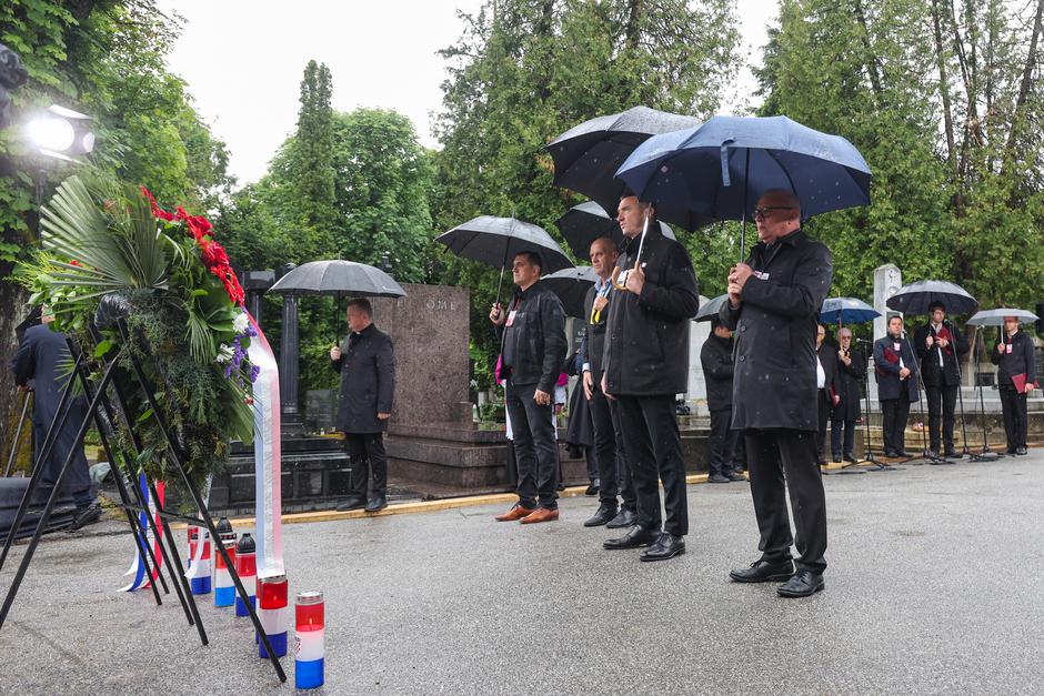 Zagreb: Komemoracija za žrtve Bleiburške tragedije na groblju Mirogoj