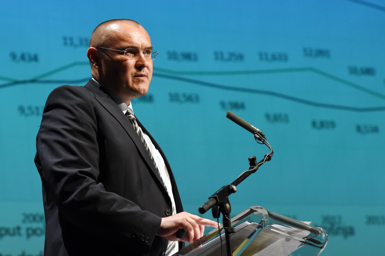 12.05.2015., Zagreb - U Maloj dvorani Vatroslava Lisinskog u organizaciji Poslovnog dnevnika odrzana je konferencija Snaga hrvatske hrane. Goran Pajnic 