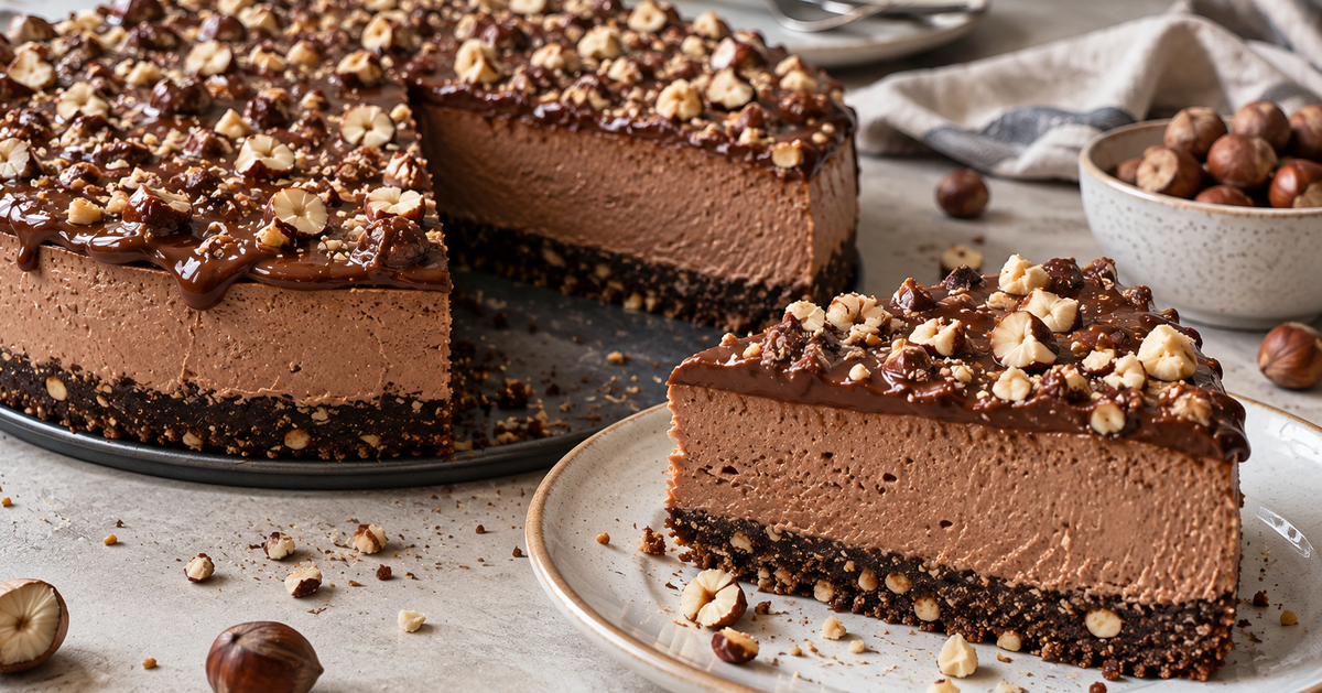 Čokoladni cheesecake s lješnjacima bez pečenja: Kremasti desert kojem je teško odoljeti