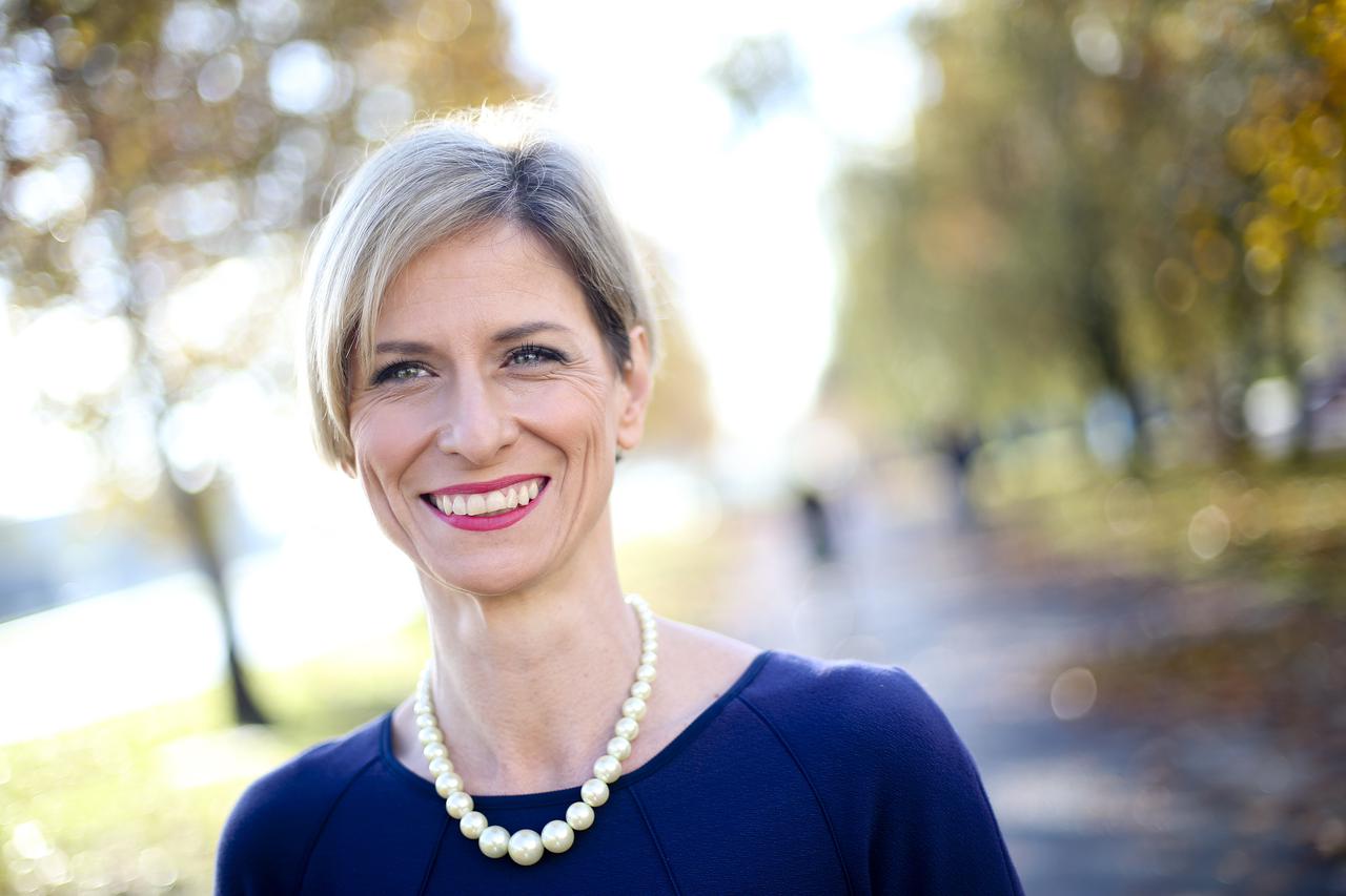 18.11.2014., Zagreb - Meteorologinja televizije N1 Dunja Mazzocco Drvar. Photo: Slavko Midzor/PIXSELL