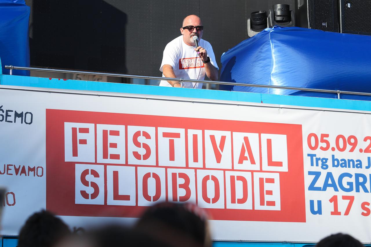 Zagreb: Na Trgu bana Jelačića održan Festival slobode