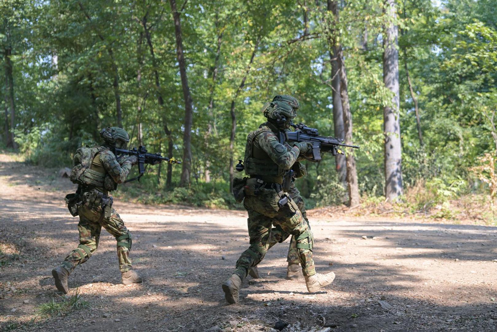 05, September, 2024, Loznica - Tactical training of special units of the Serbian Army "Drina 2024" was held in the area of ​​the Gucevo mountain. Photo: Marijana Jankovic/Ministarstvo odbrane i vojske Srbije/ATAImages05, septembar, 2024, Loznica  - Odrzana takticka vezba specijalnih jedinica  Vojske Srbije "Drina 2024" u rejonu planine Gucevo. Photo: Marijana Jankovic/Ministarstvo odbrane i vojske Srbije/ATAImages Photo: Ministarstvo odbrane i vojske Srbije/ATAImages/PIXSELL
