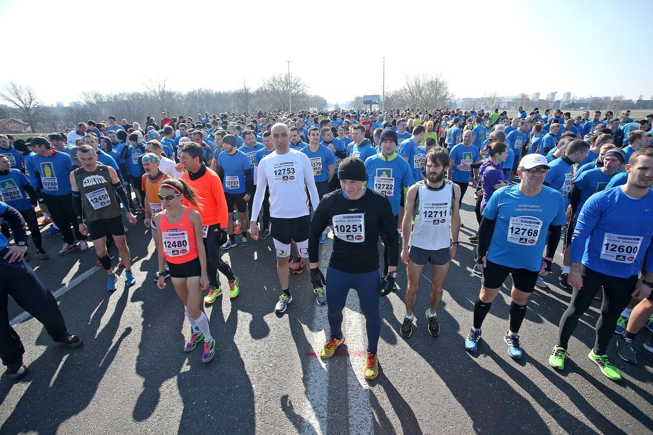 Atletska utrka Holjevka 2015, duzine 10 km u organizaciji Zagrebackog atletskog saveza u suradnji sa Zakaldom policijske solidarnosti