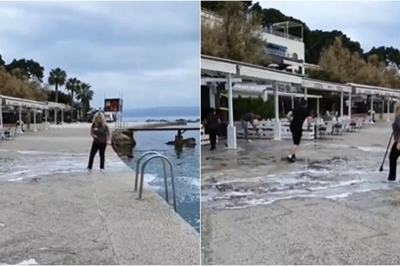 Građani šokirani: Čistačice izlijevale otpadnu vodu u more, vlasnik 'nije upoznat sa situacijom'