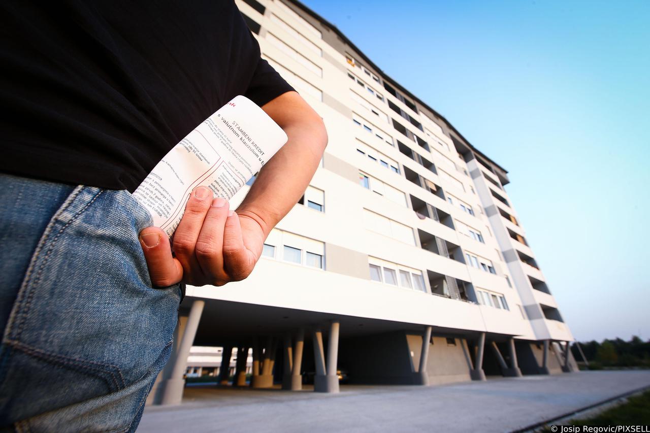 Ilustracija stambeni kredit