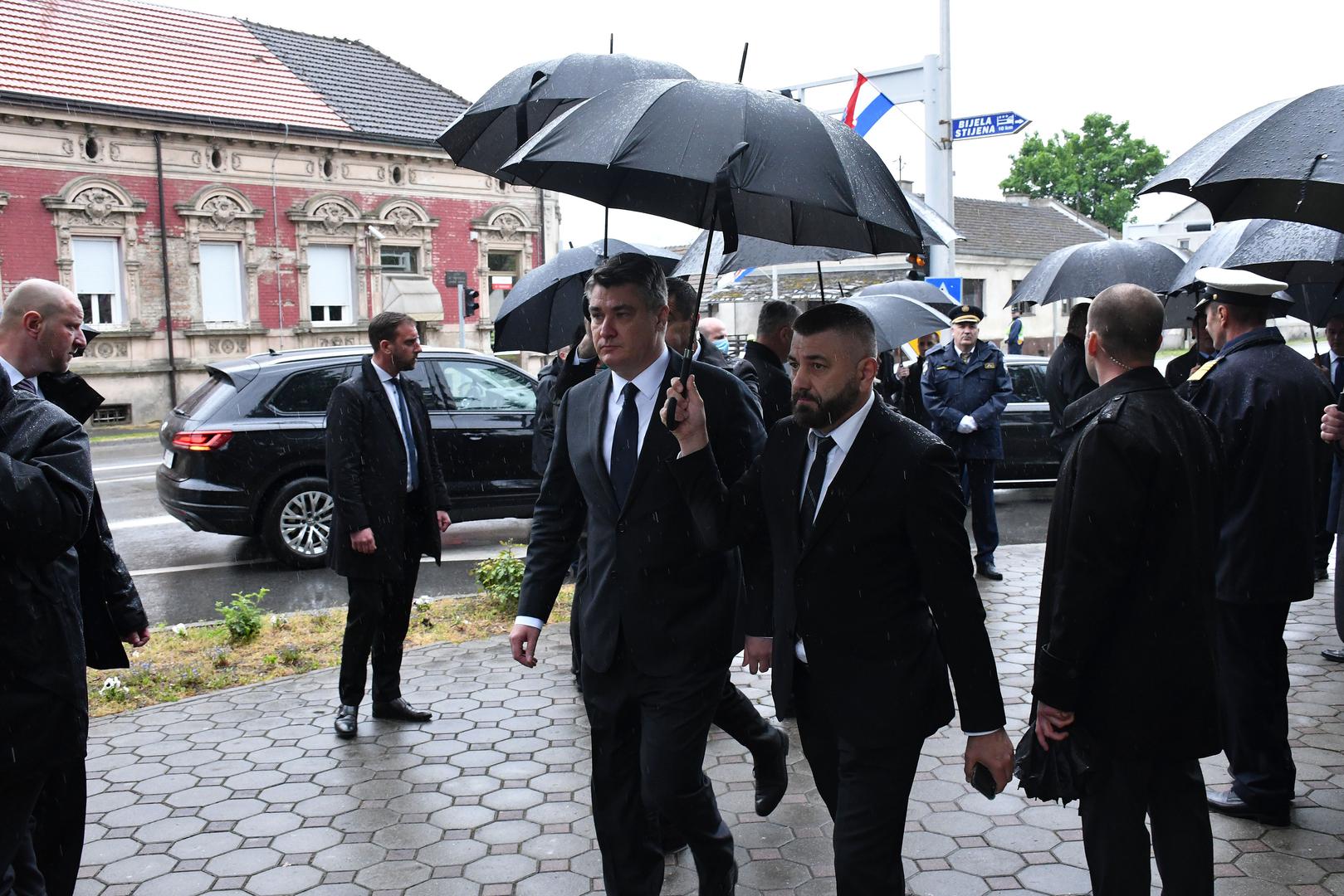 01.05.2020. Okucani  - Obiljezavanje 25. obljetnice vojno redarstvene operacije Bljesak. Zoran Milanovic, Andrej Plenkovic Photo: Ivica Galovic/ PIXSELL