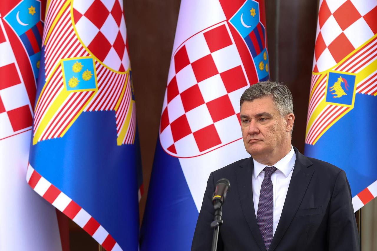 Predsjednik Milanović upriličio svečani prijam u prigodi obilježavanja 34. obljetnice ustrojavanja Hrvatske vojske