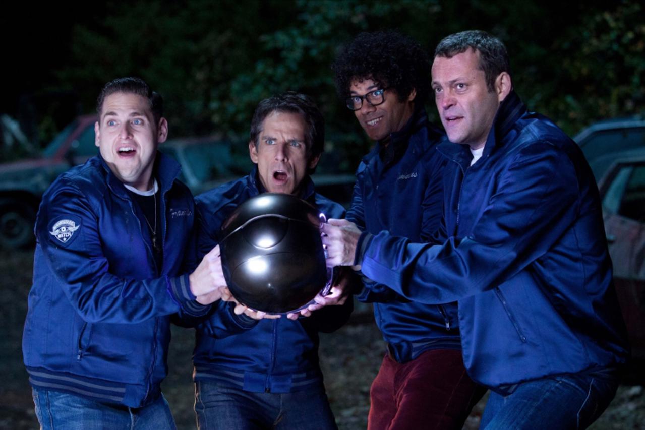 'DF-11652_11673R : Jonah Hill, Ben Stiller, Richard Ayoade and Vince Vaughn star in Neighborhood Watch.'
