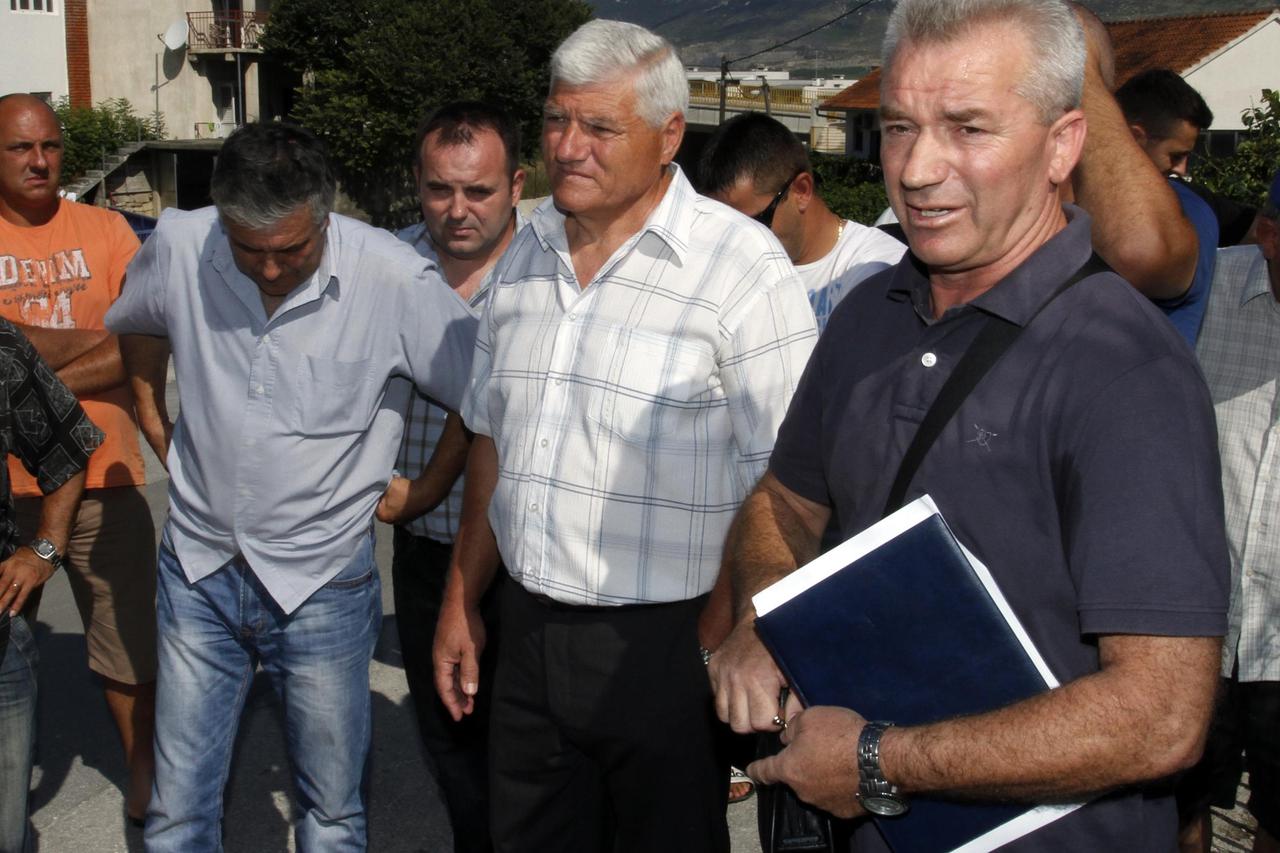 24.08.2014., Split - HDZ i gradski kotar Mejasi odrzali konferenciju za medije povodom imenovanja nove ulice u kotaru Prvi splitski partizanski odred. Mirko Djikic. Photo: Tino Juric/PIXSELL