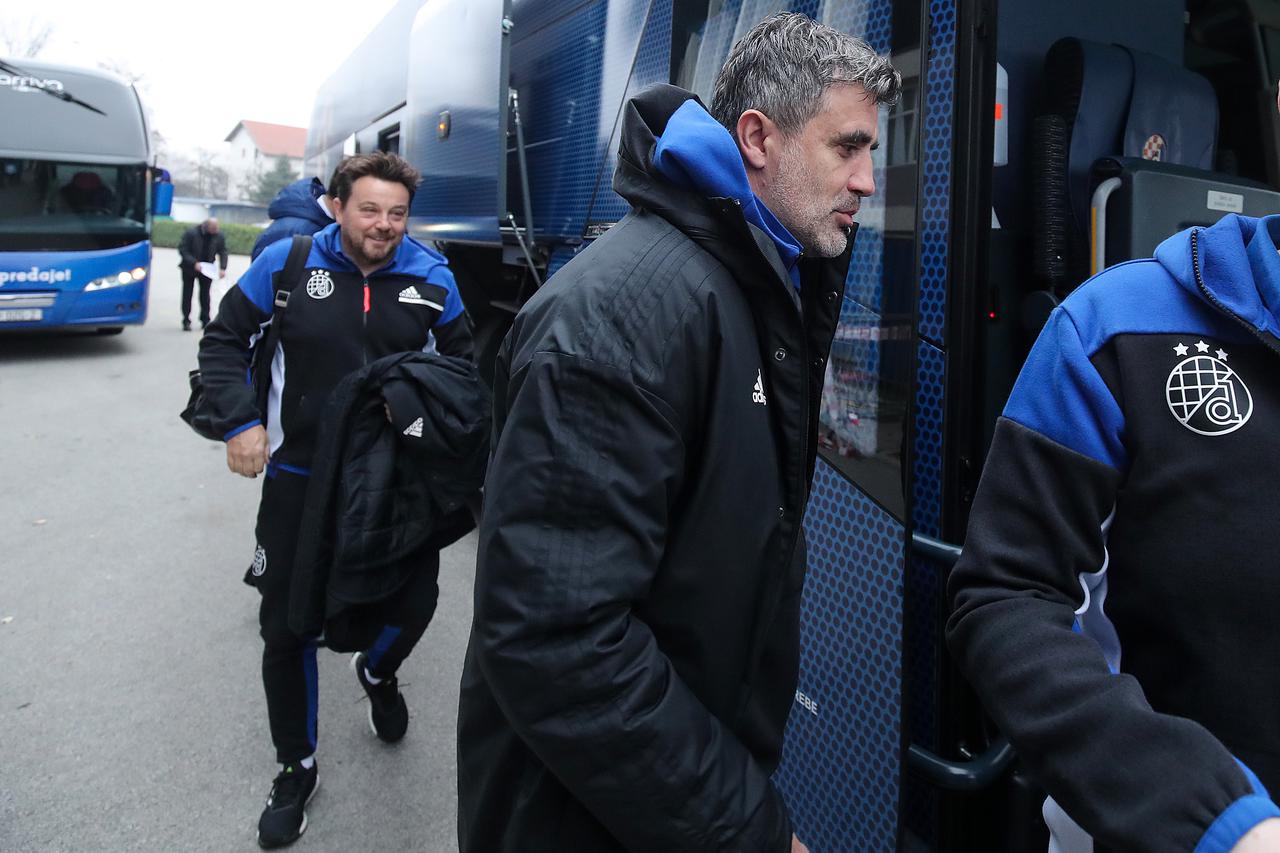 Zagreb: GNK Dinamo odlazi autobusima na utakmicu protiv AC Wolfsbergera u Austriju