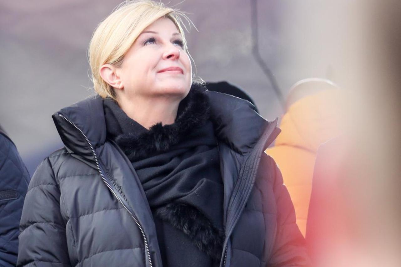 Marija Bistrica: Kolinda Grabar-Kitarović prisustvovala proslavi dočeka Nove godine u podne