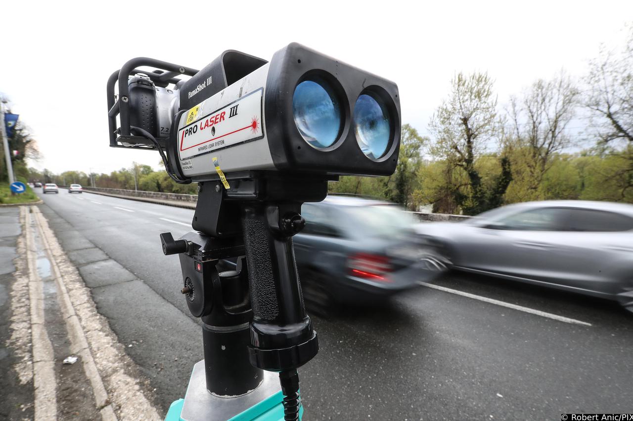 Zagreb: Policija provodi kontrolu brzine u prometu