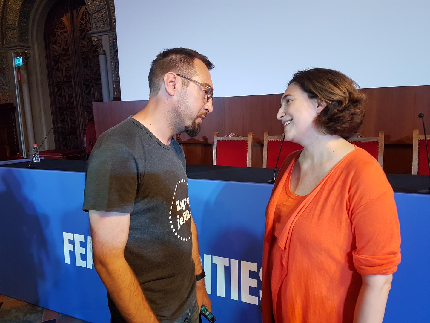 S gradonačelnicom Barcelone nakon zagrebačkih izbora