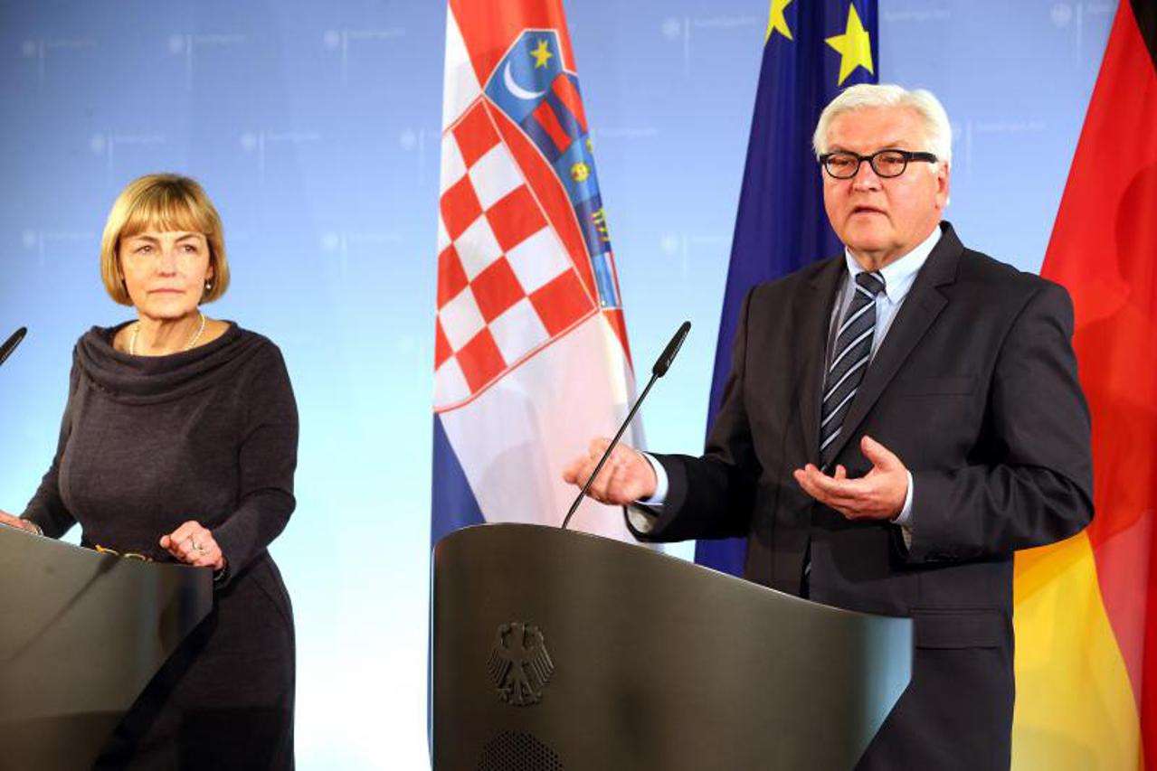Vesna Pusić i Frank-Walter Steinmeier 