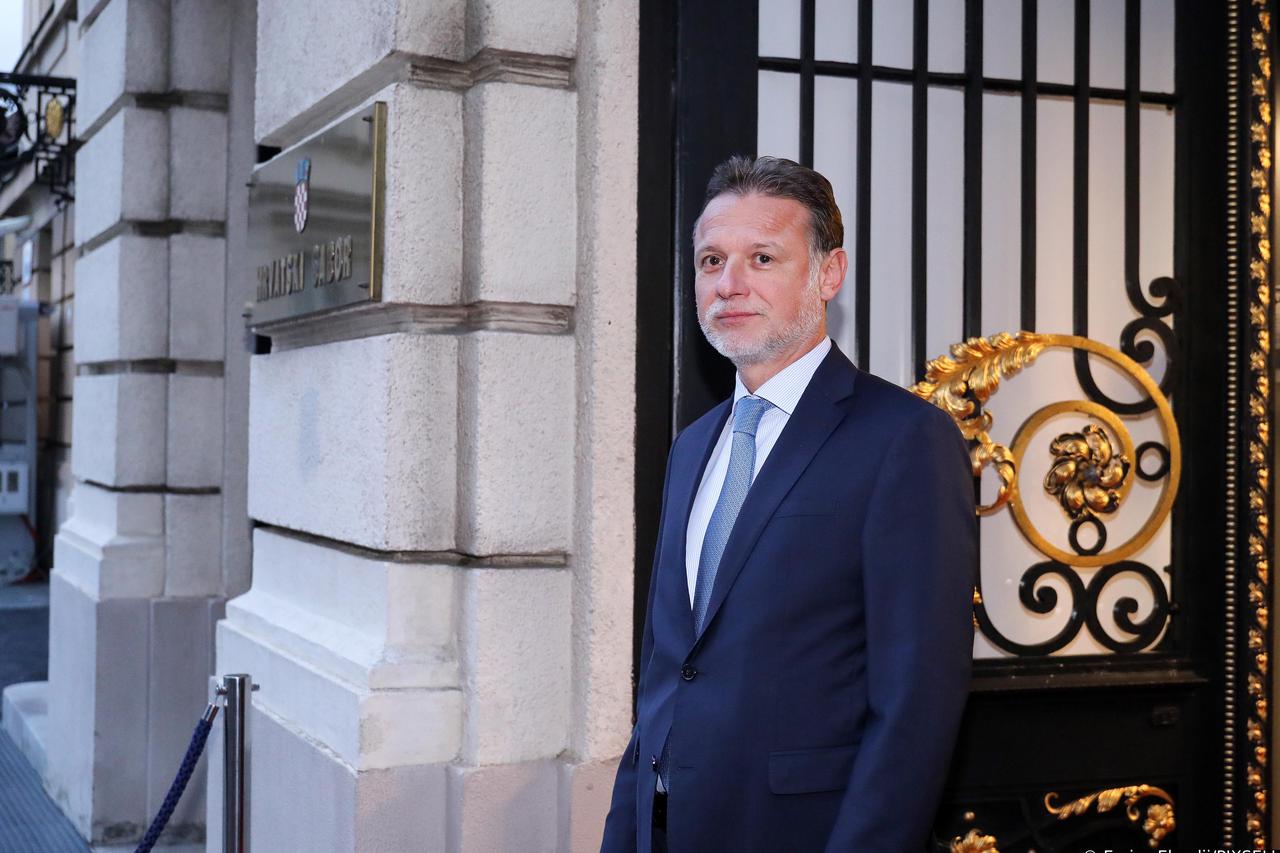 Zagreb: Jandroković ugostio kancelara Republike Austrije, Karla Nehammera