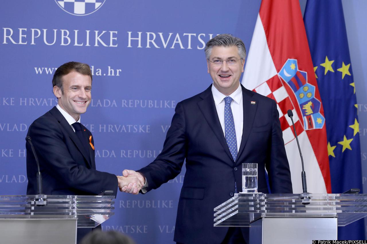 Andrej Plenković i Emmanuel Macron dali su izjave nakon sastanka