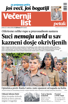 Večernji list naslovnica