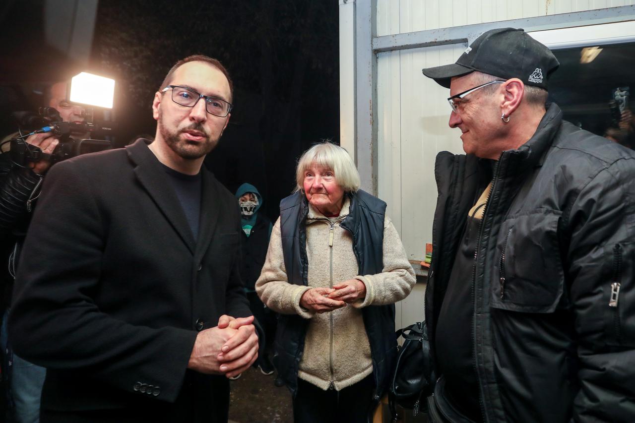 Zagreb: Gradonačelnik Tomašević obišao Prihvatilištu Crvenog križa u Kosnici