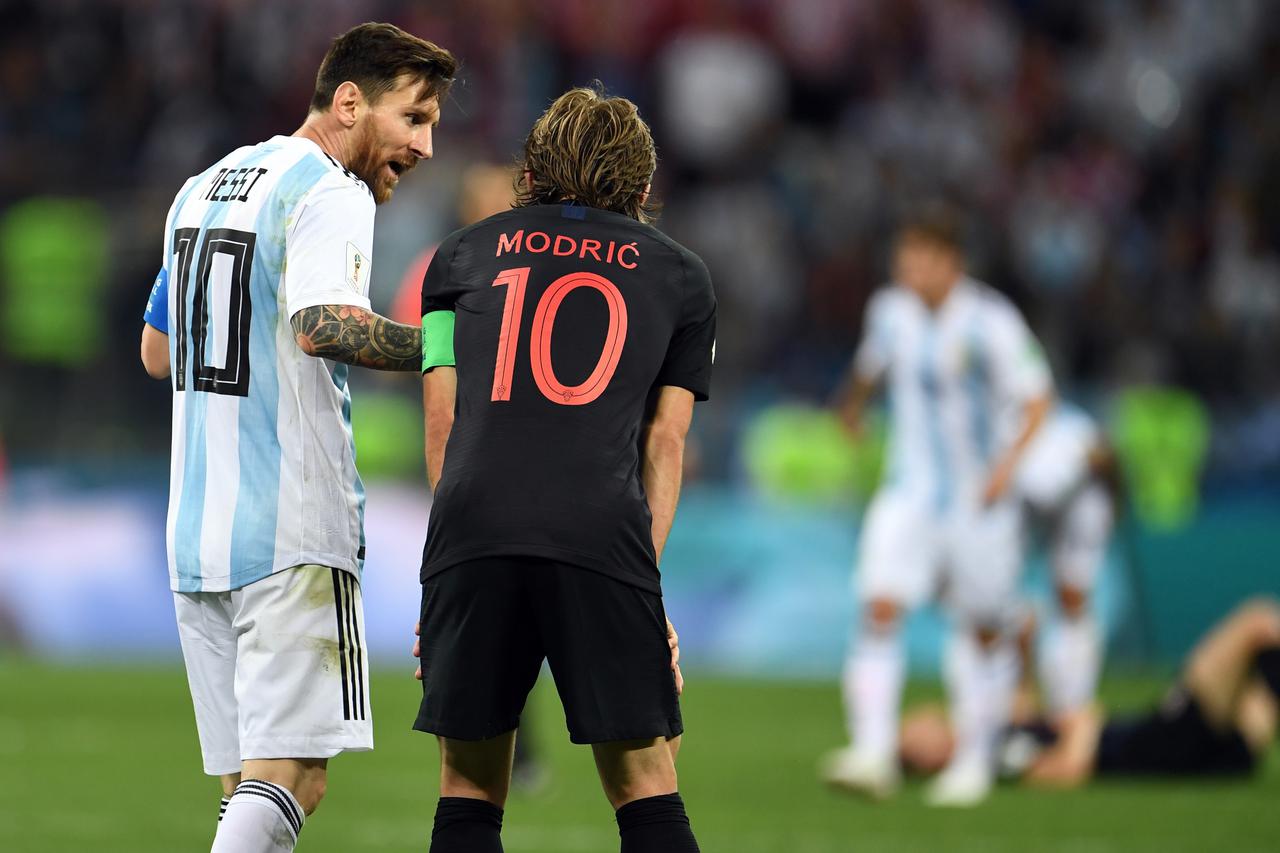 Lionel Messi i Luka Modrić