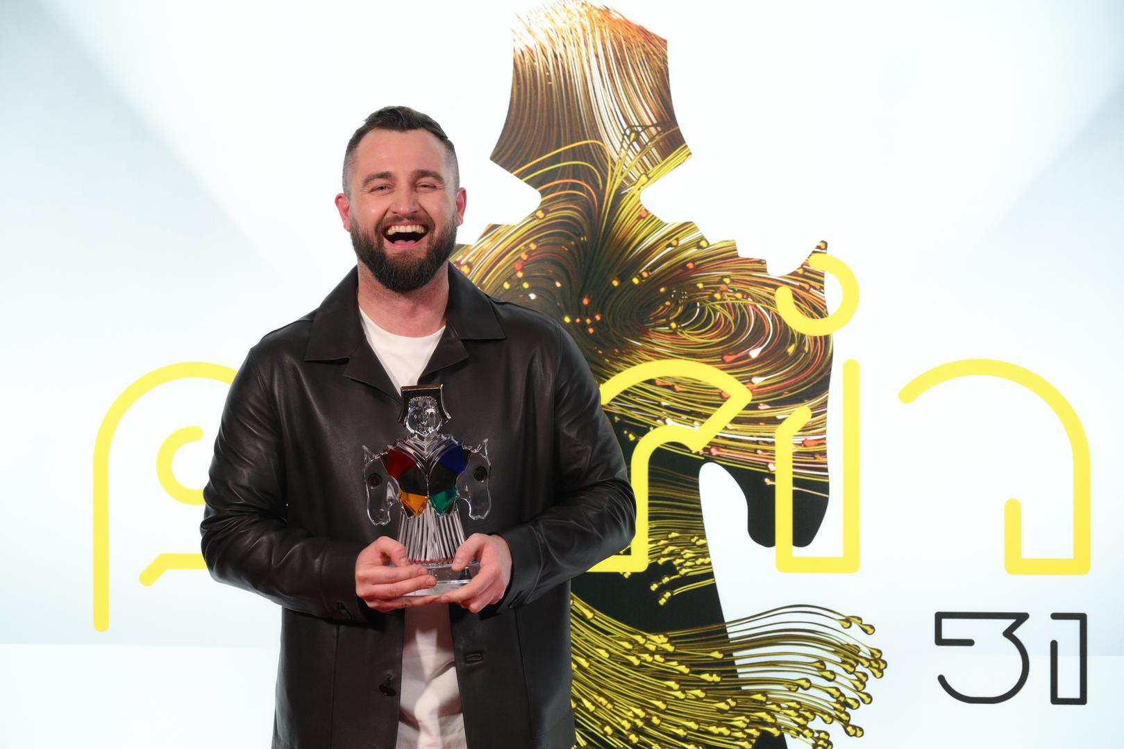 23.03.2024., Zagreb - Dodjela glazbene nagrade Porin u HoB-u Zagreb.  Najbolji album pop glazbe - Matija Cvek Photo: Davor Puklavec/PIXSELL